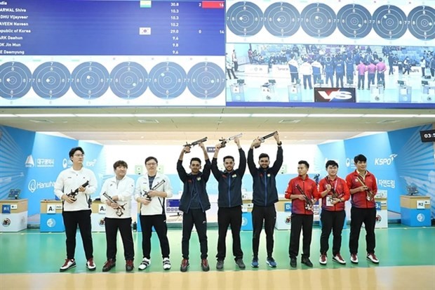 Vietnam earns bronze at Asian shooting championship ảnh 1 Vietnam earns bronze at Asian shooting championship ảnh 1