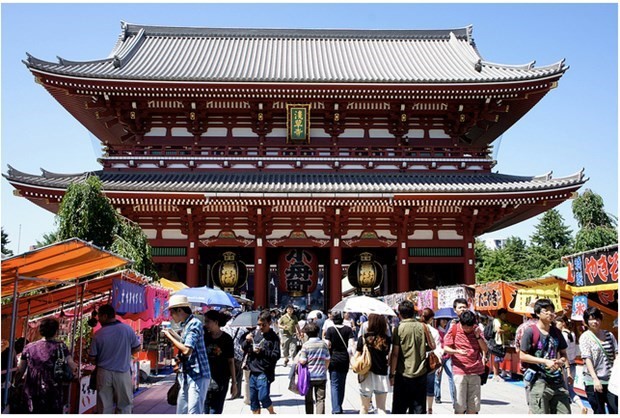 Tourists to Japan (Source: flamingotokyo.com)