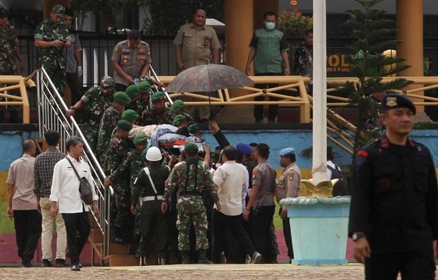 Indonesian Chief Security Minister Wiranto is taken to hospital after the stabbing (Photo: AFP)