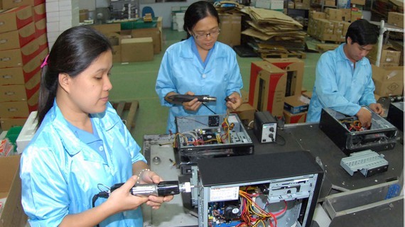 Computers--the most exported item from HCMC to Australia (Photo: SGGP)