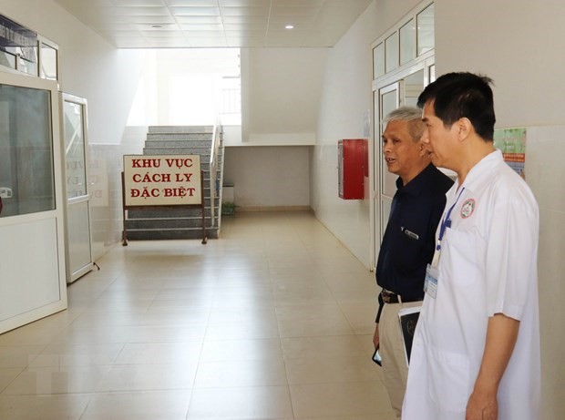 At a quarantine area  of the Central Highlands Regional General Hospital (Photo: VNA)