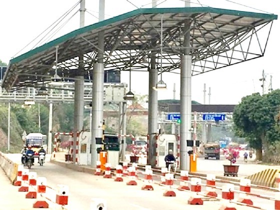 A highway toll station put out of business since March 2017