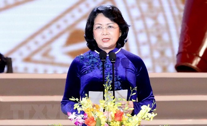 Acting President Dang Thi Ngoc Thinh (Source: VNA)