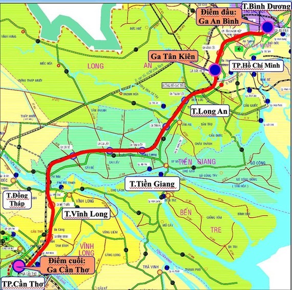 HCMC – Can Tho high-speed railway project waits for suitable mechanism ảnh 1 HCMC – Can Tho high-speed railway project waits for suitable mechanism ảnh 1