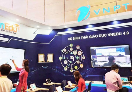 The educational ecosystem of VNPT has been widely used in Vietnam recently. (Photo: SGGP)