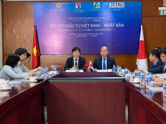 The Vietnam - Japan Investment Connection Conference 2020 held on September 9 by the Ministry of Industry and Trade. (Photo: SGGP)