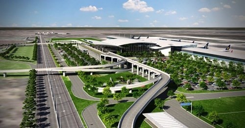 A perspective figure of Quang Ninh International Airport in Van Don Economic Zone (Photo petrotimes.vn)