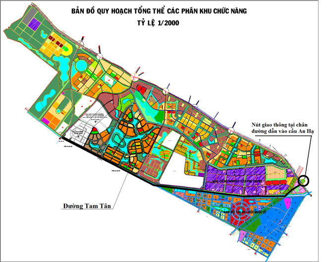 The master plan of the Tay Bac urban area (Source: http://www.bqltaybac.hochiminhcity.gov.vn)
