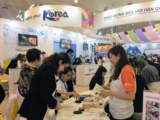 Vietnam International Travel Mart 2018 attracts 670 local and international travel businesses. (Photo: Sggp)