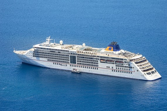 The five-star cruise ship MS Europa 2