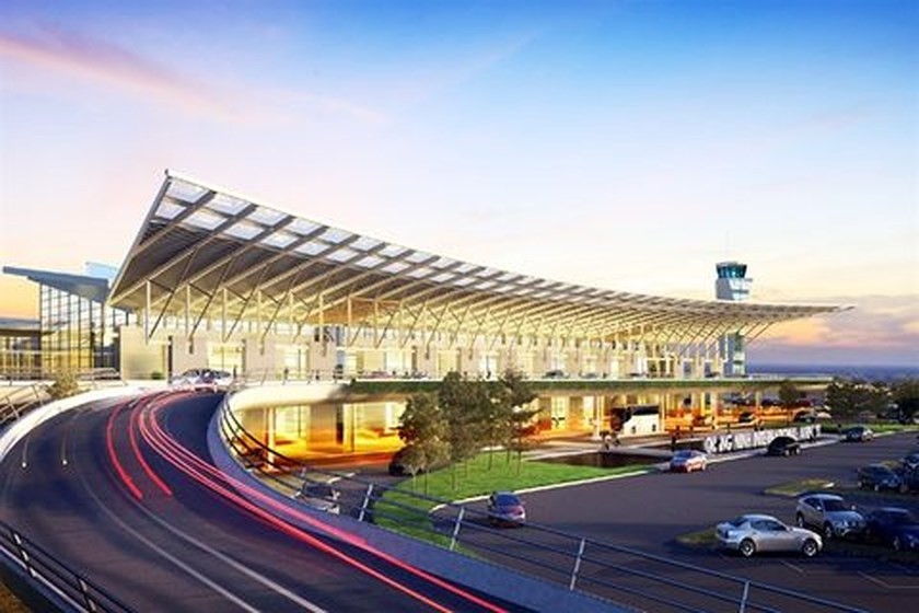  A design mock up of Van Don International Airport