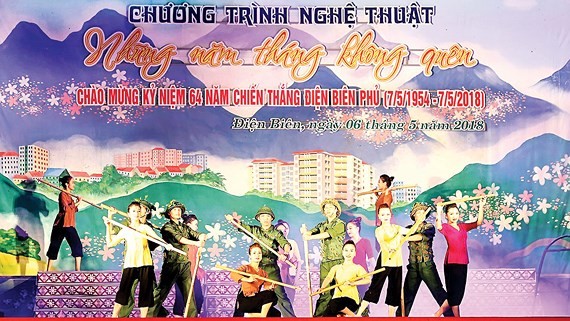 A special art performance marking the 64th anniversary of Dien Bien Phu Victory