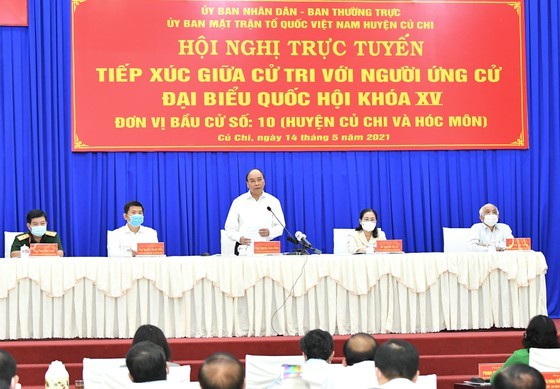 President Phuc calls for investors into Cu Chi, Hoc Mon districts ảnh 2