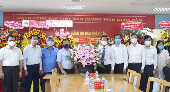 HCMC leaders extend greetings to press agencies ảnh 4 HCMC leaders extend greetings to press agencies ảnh 4