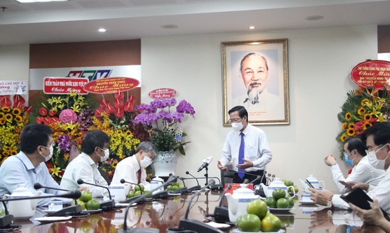HCMC leaders extend greetings to press agencies ảnh 5 HCMC leaders extend greetings to press agencies ảnh 5