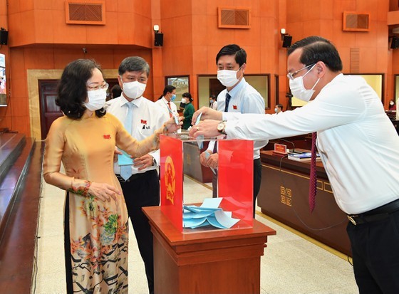 Top leaders of HCMC People's Council, People’s Committee re-elected ảnh 6 Top leaders of HCMC People's Council, People’s Committee re-elected ảnh 6