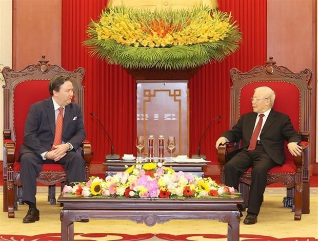 Party leader applauds progress in Vietnam - US relations ảnh 1