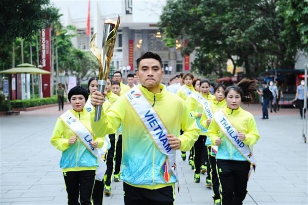 SEA Games 31 flame lighting ceremony held ảnh 1