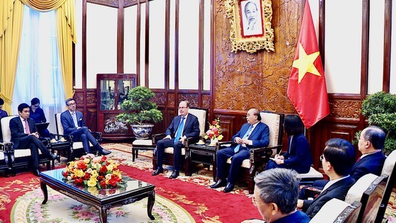 President hosts newly-accredited ambassadors ảnh 5