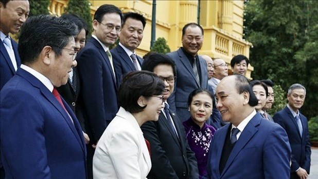 President hosts representatives from organizations of Koreans in Vietnam ảnh 1