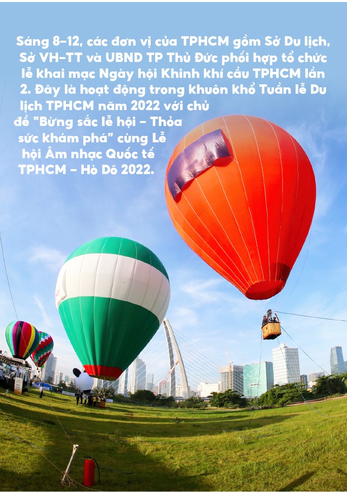 Second HCMC Hot Air Balloon Festival opens ảnh 1